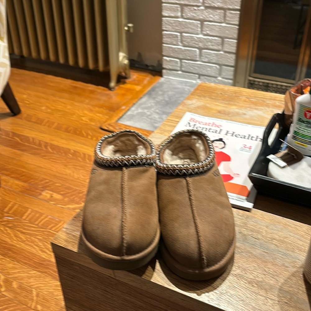 Men’s Ugg Tasman Slippers, 9, chestnut